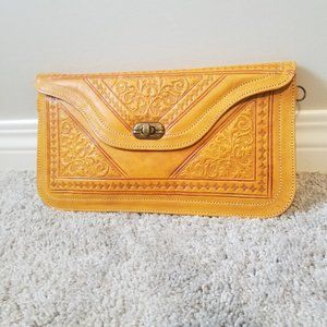 Handmade Moroccan Clutch (Yellow)